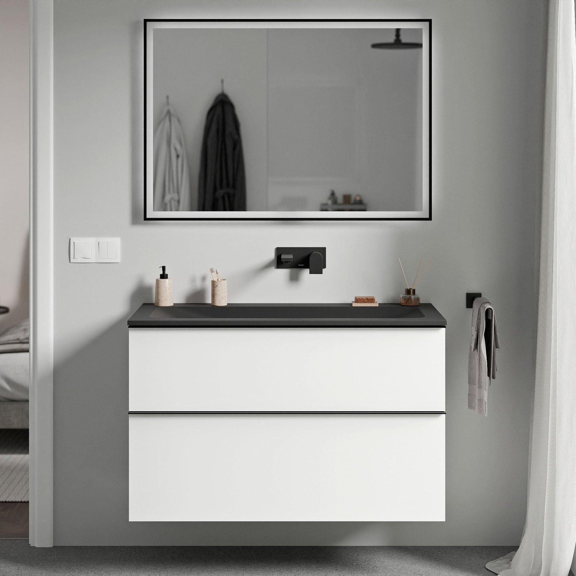 Meuble salle de bain LAVOA 80 cm