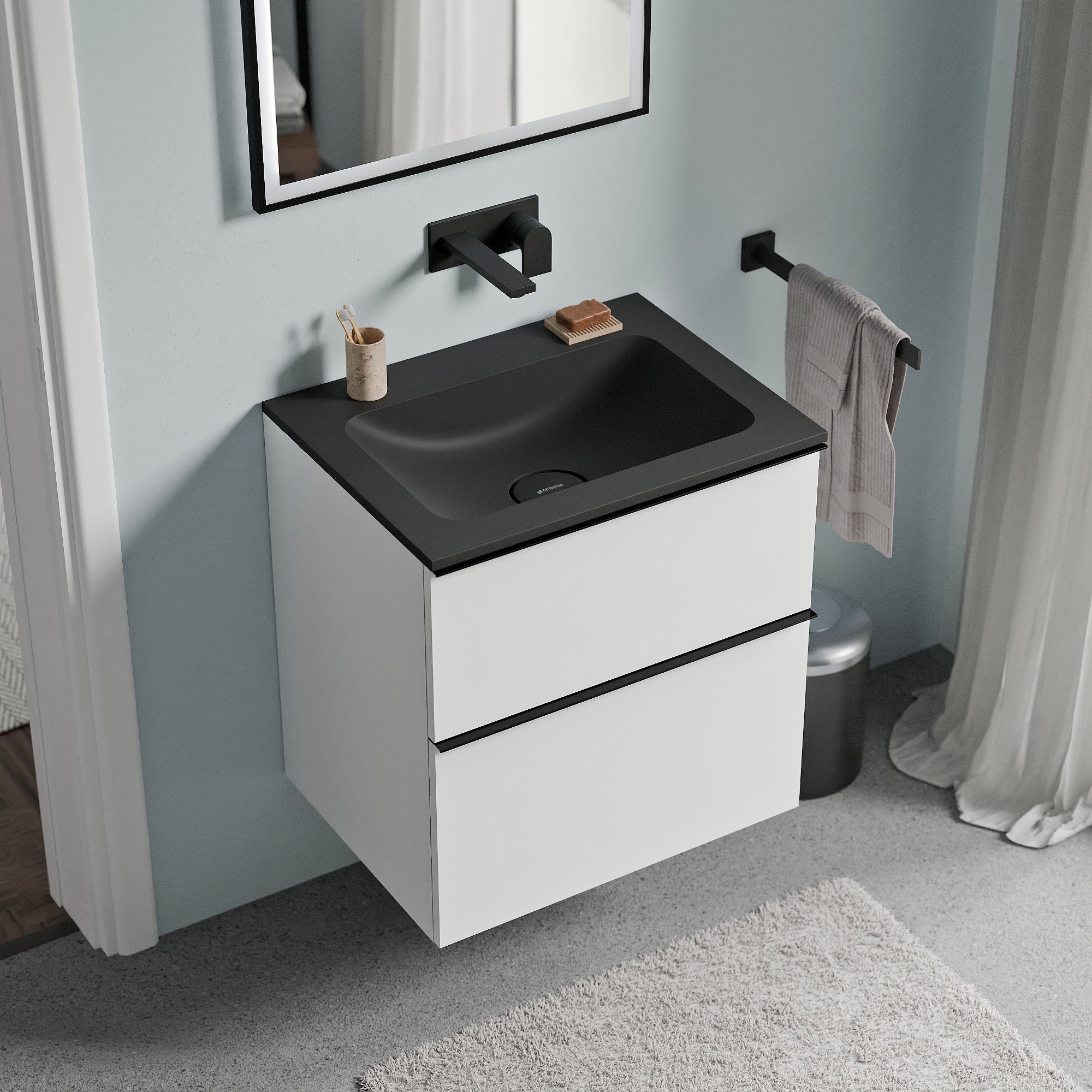 Meuble salle de bain LAVOA 60 cm