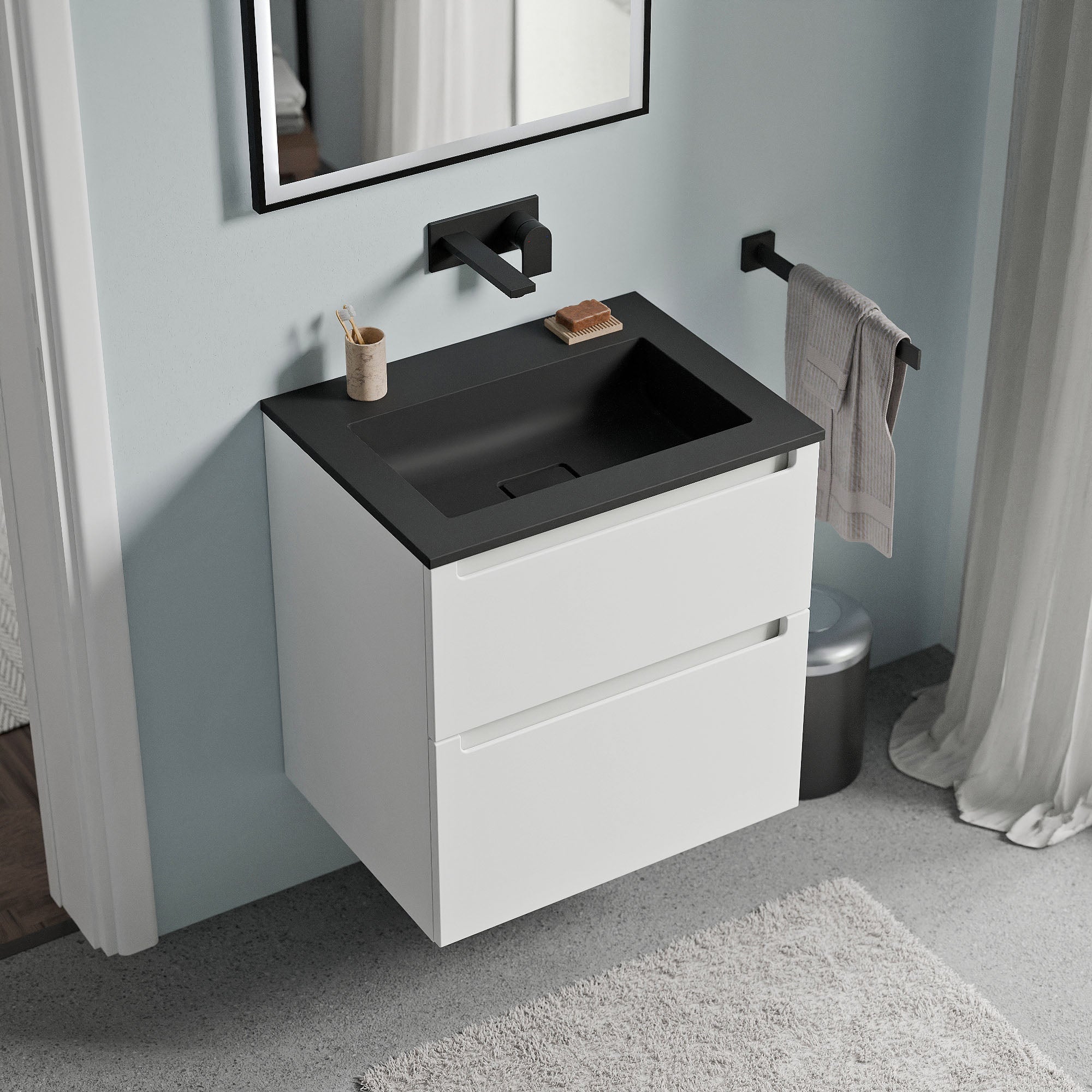 Meuble salle de bain VIREO 60 cm