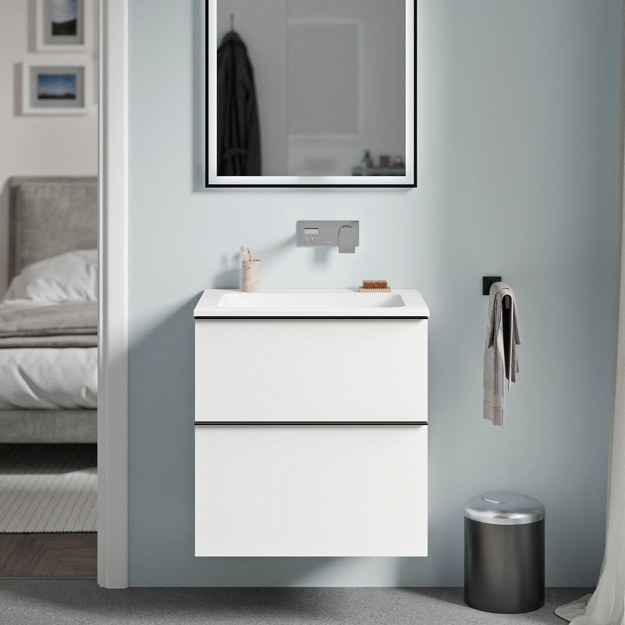Meuble salle de bain LAVOA 60 cm