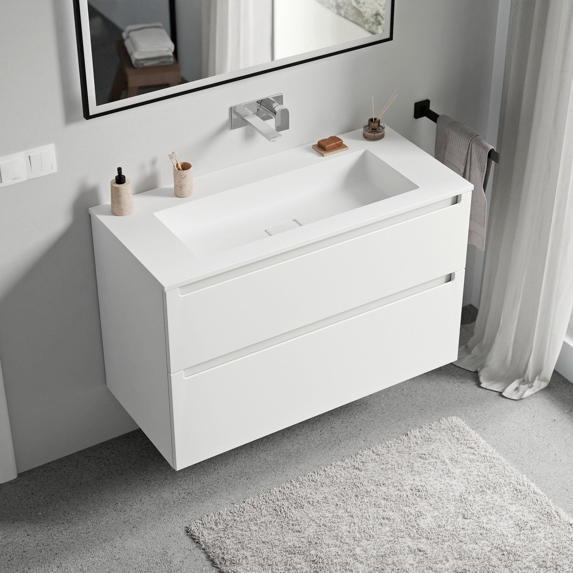 Meuble salle de bain VIREO 80 cm