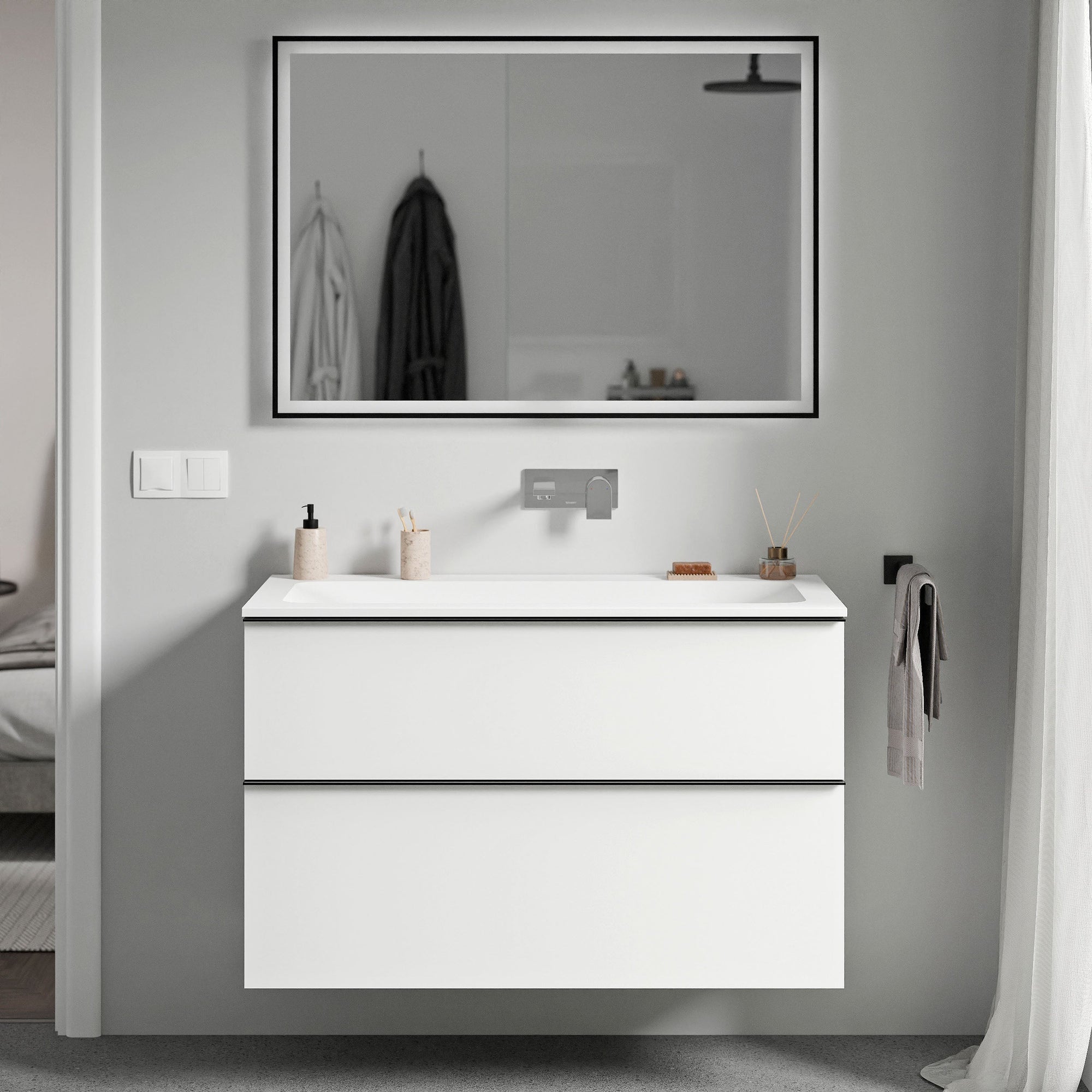 Meuble salle de bain LAVOA 80 cm