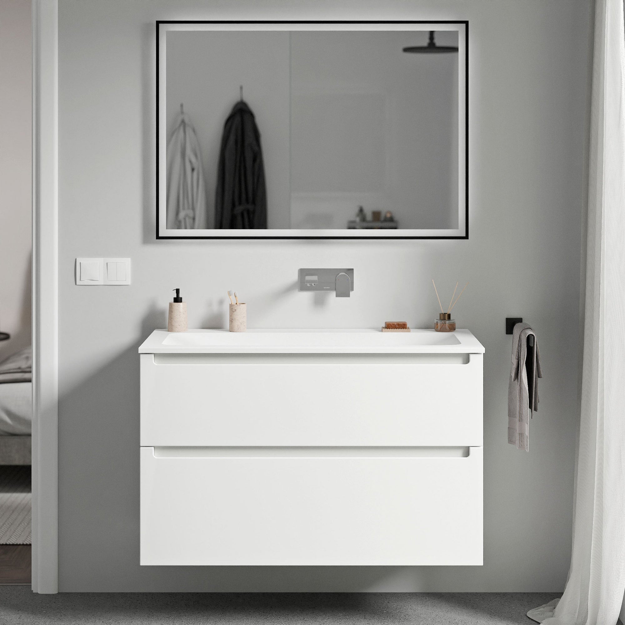 Meuble salle de bain VIREO 80 cm