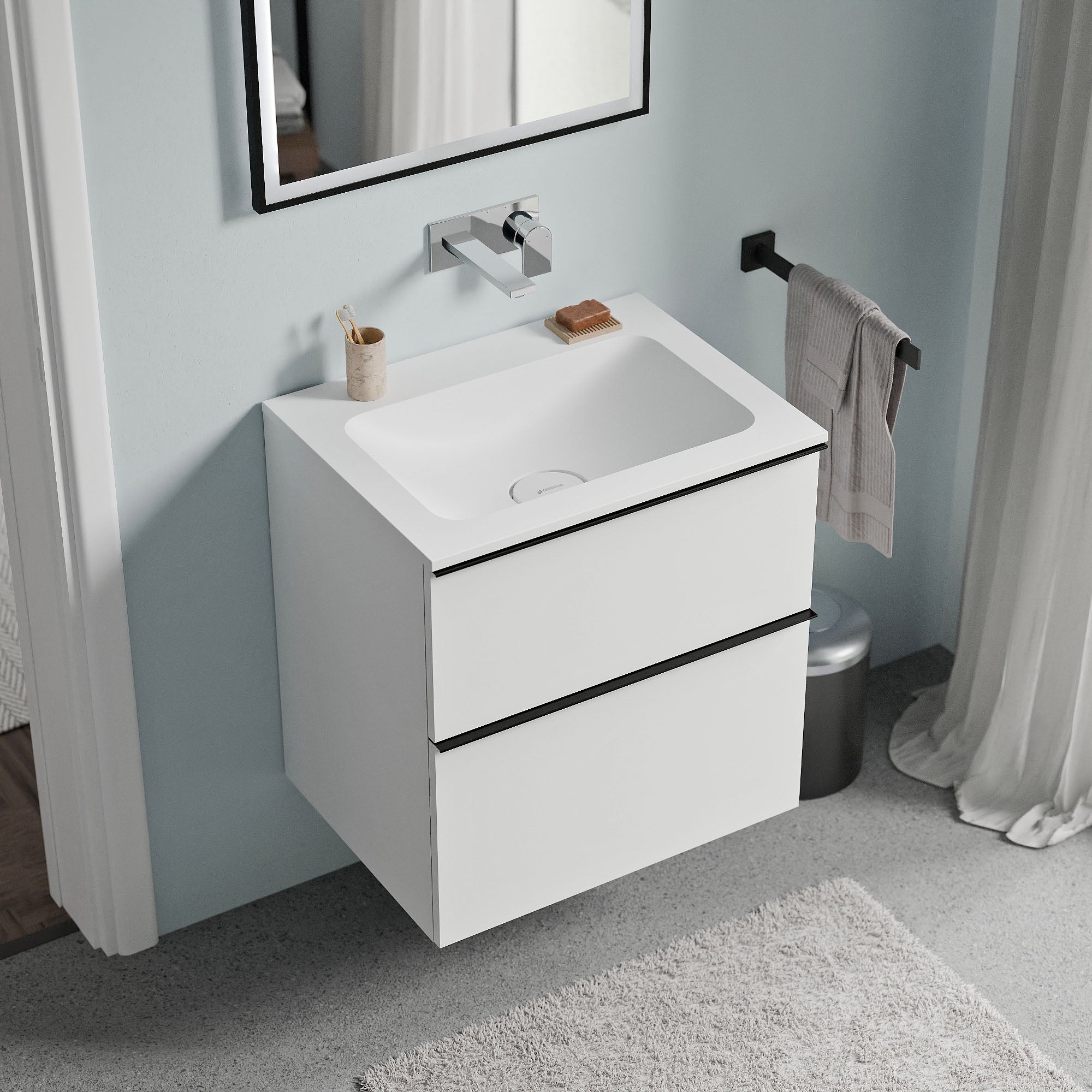 Meuble salle de bain LAVOA 60 cm