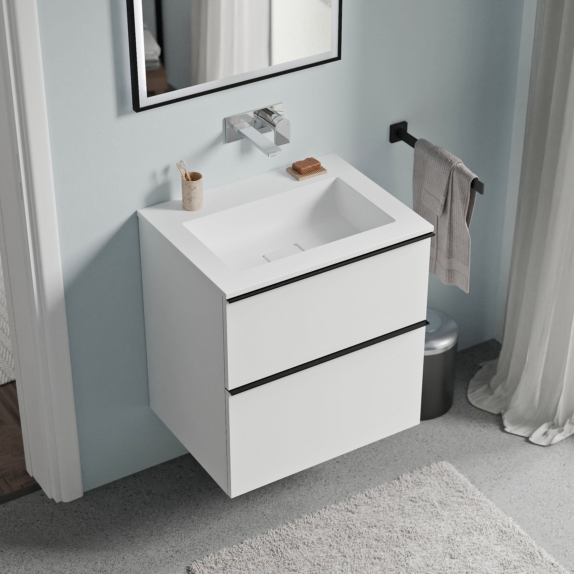 Meuble salle de bain LAVOA 60 cm