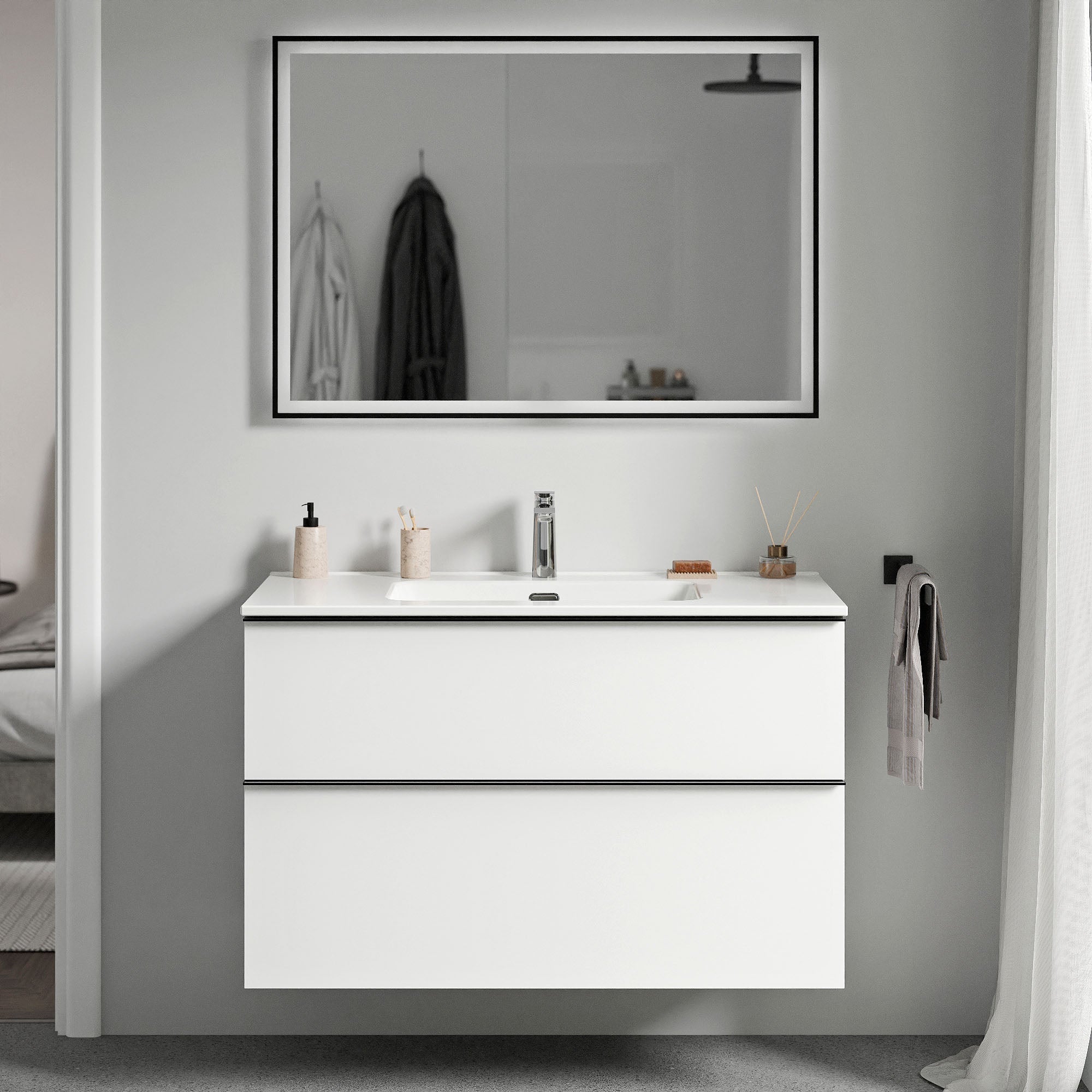 Meuble salle de bain LAVOA 100 cm