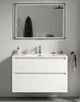 Ensemble de meubles de salle de bain VIREO 100 cm avec lavabo