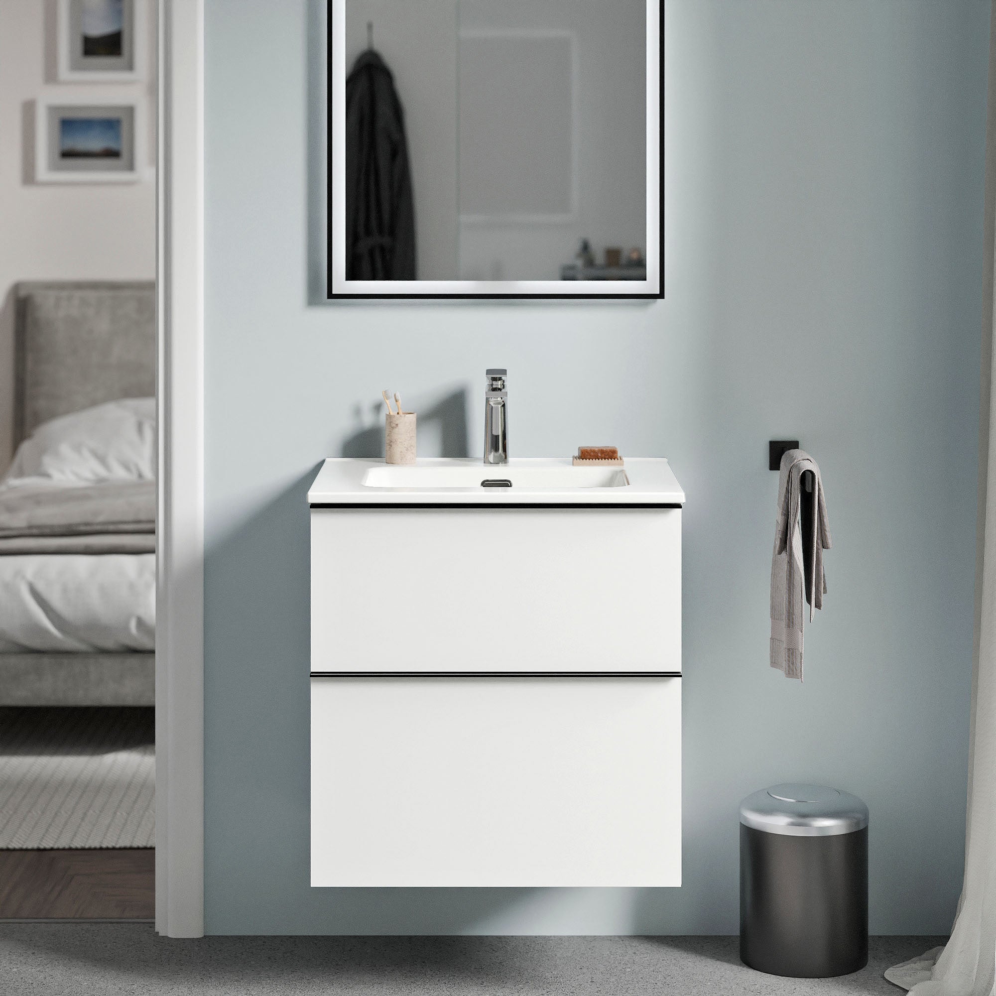 Meuble salle de bain LAVOA 60 cm