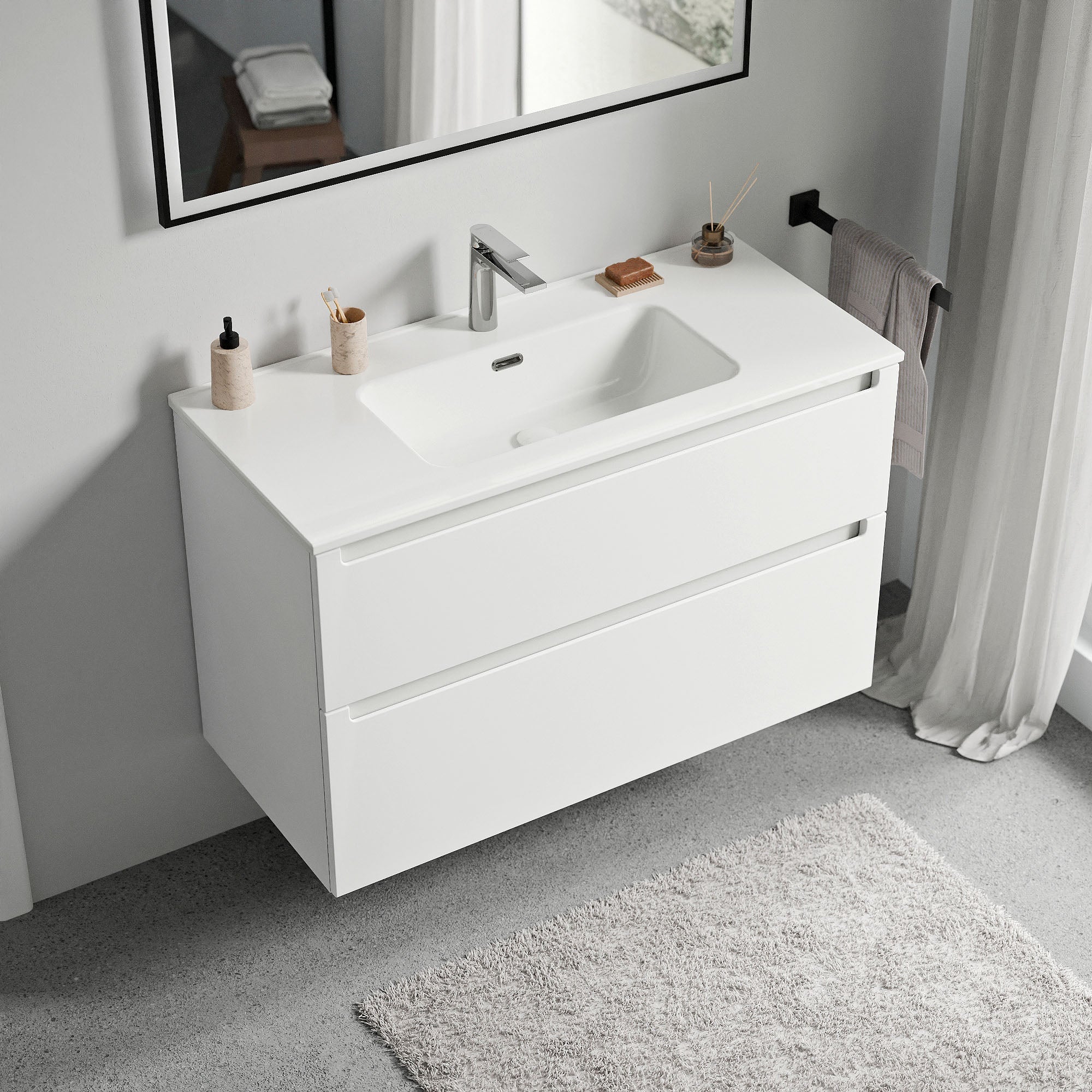 Meuble salle de bain VIREO 100 cm