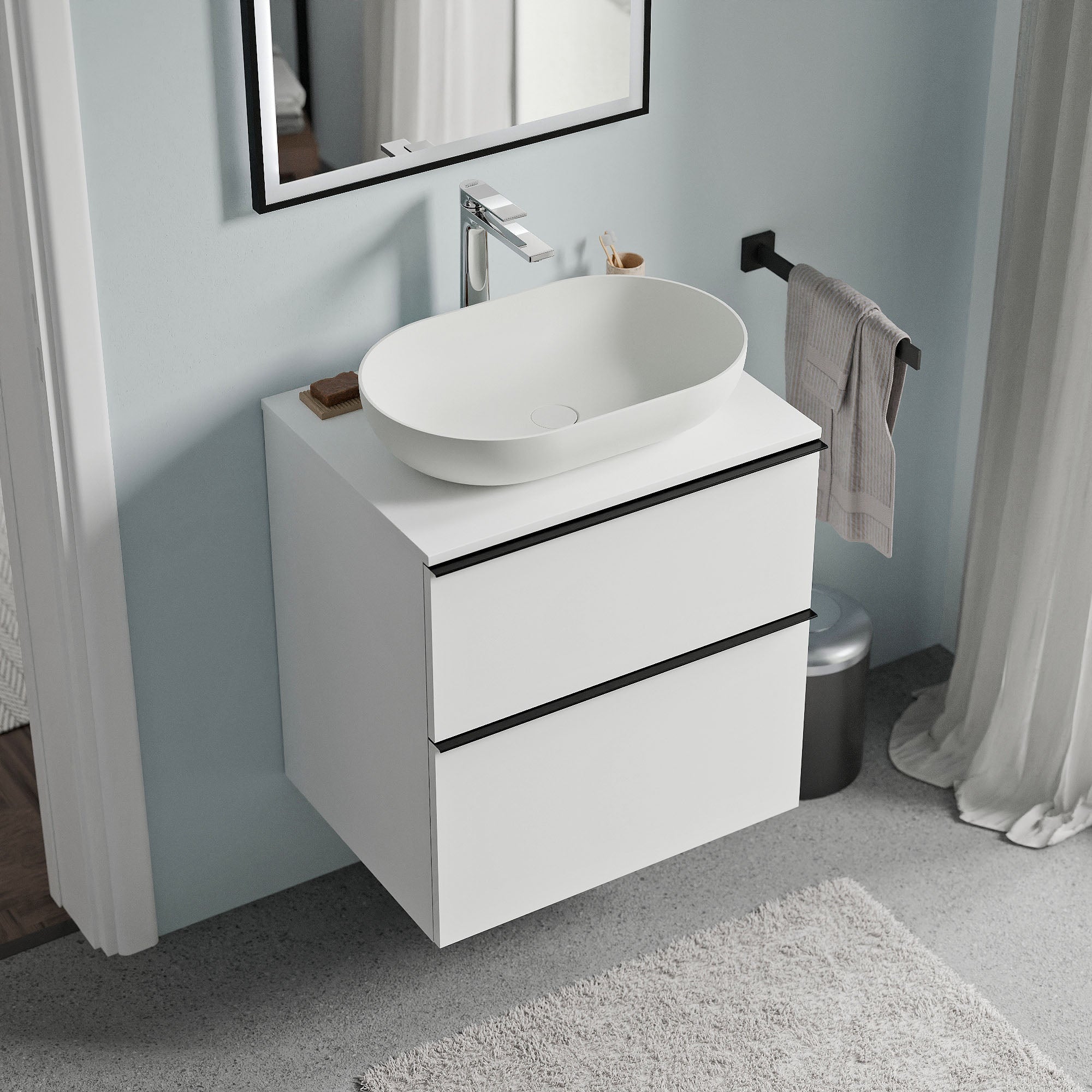 Meuble salle de bain LAVOA 60 cm