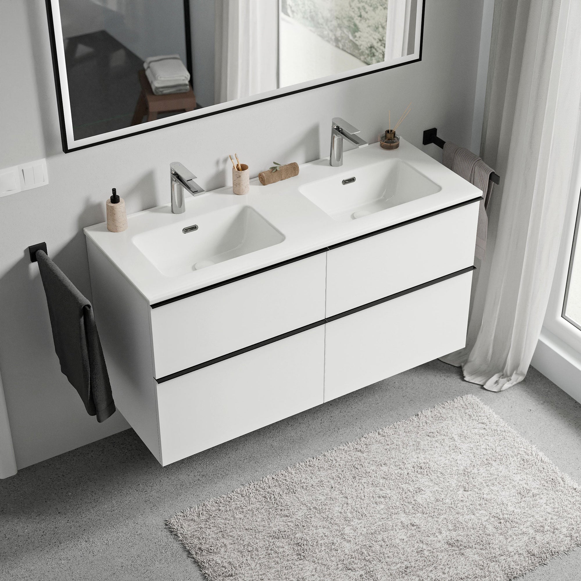 Meuble salle de bain LAVOA 120 cm
