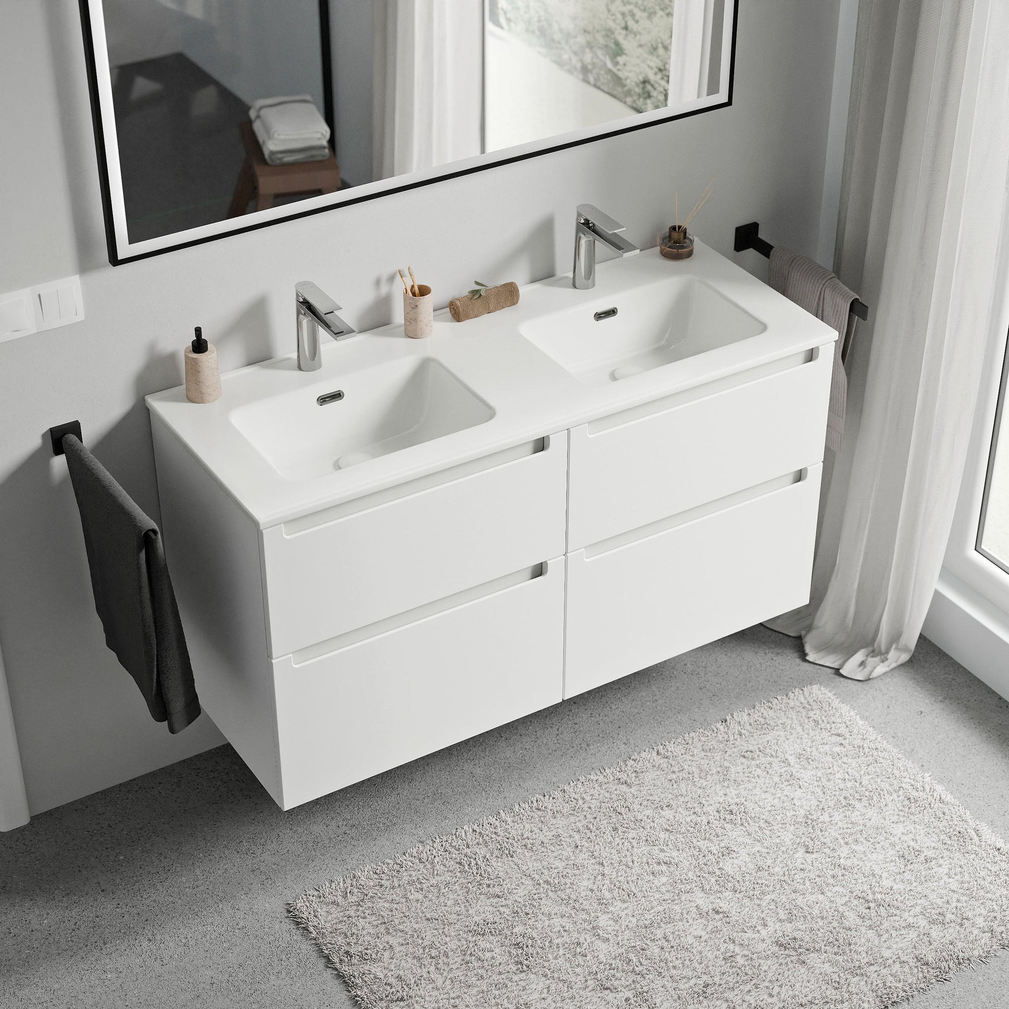 Meuble salle de bain VIREO 120 cm