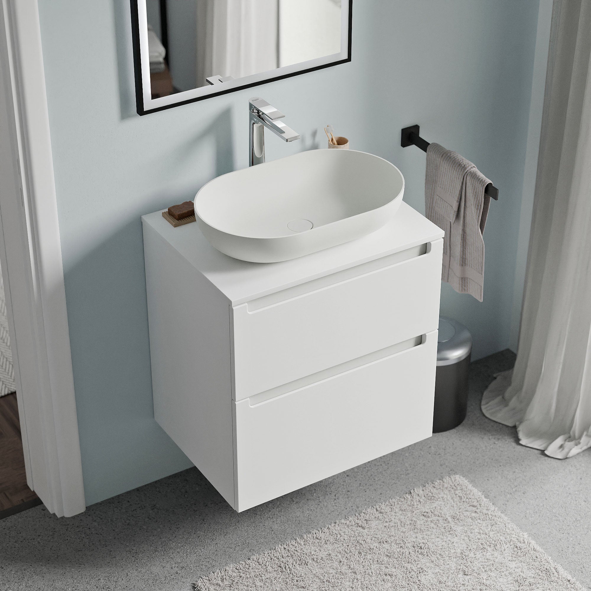 Meuble salle de bain VIREO 60 cm