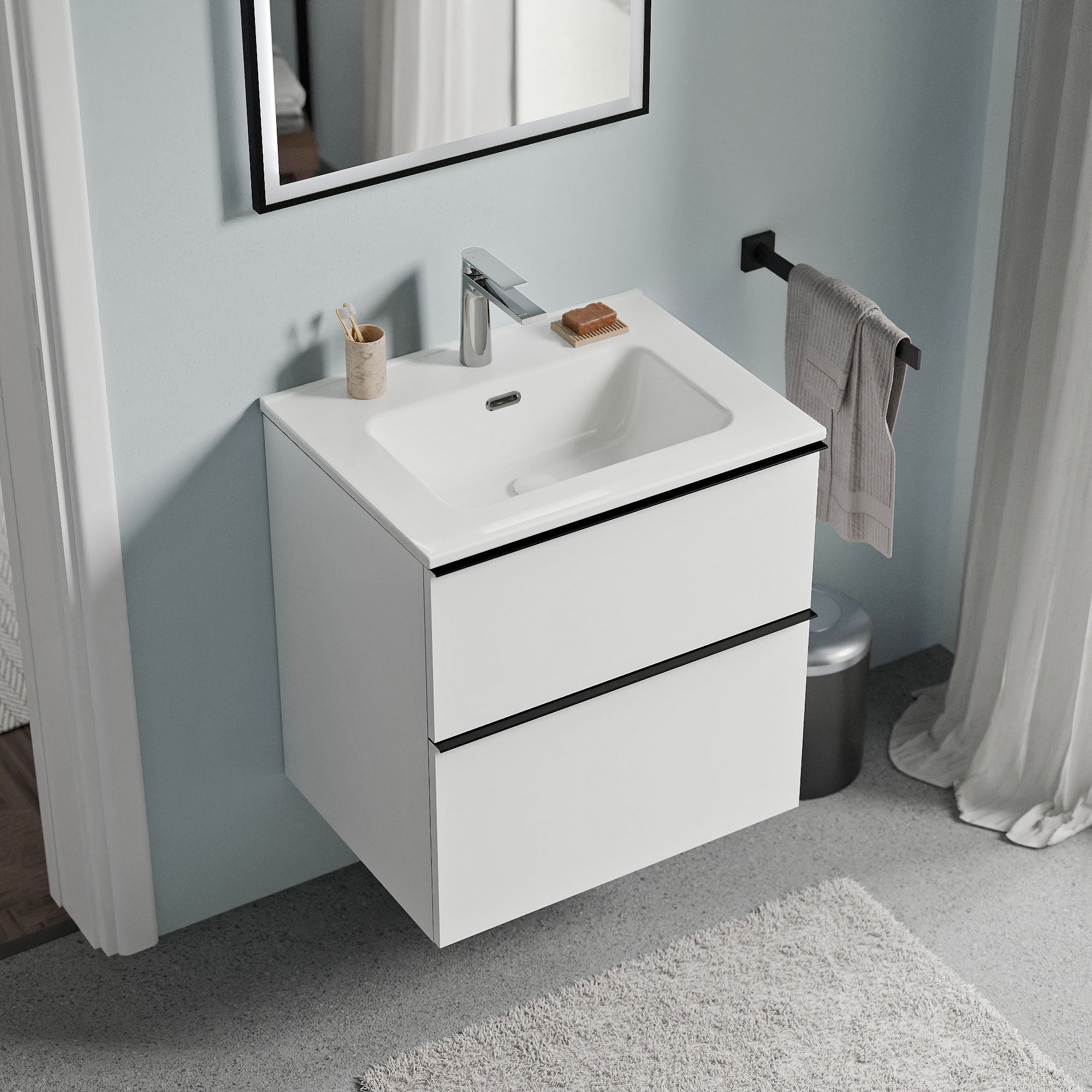 Meuble salle de bain LAVOA 60 cm