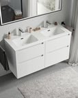 Ensemble de meubles de salle de bain VIREO 120 cm avec double vasque