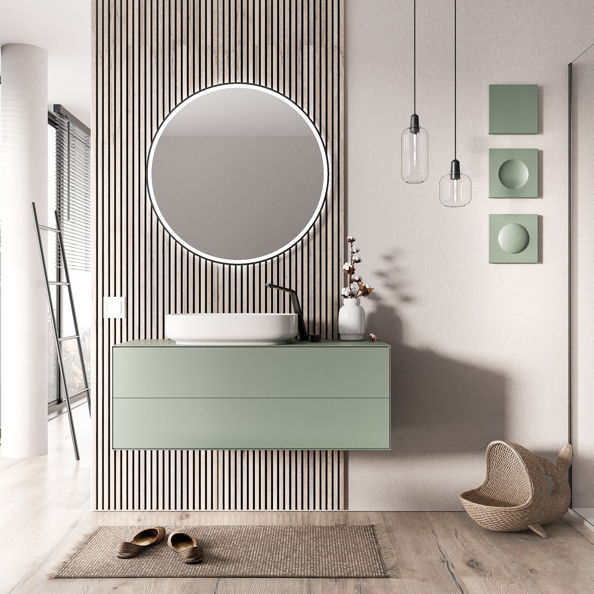 Meuble salle de bain MILOU 100 cm