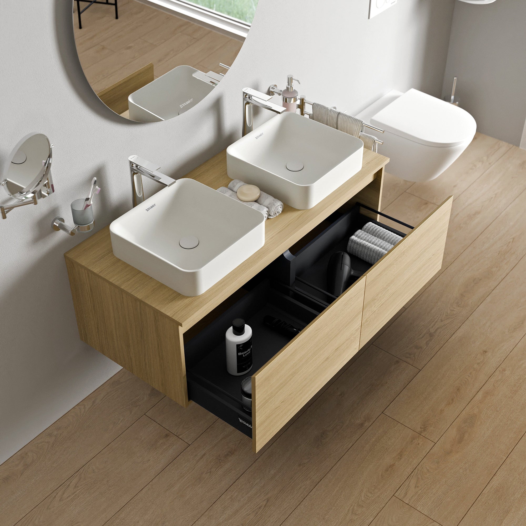 Duravit Vellora Meuble sous-vasque sur console 120 cm
