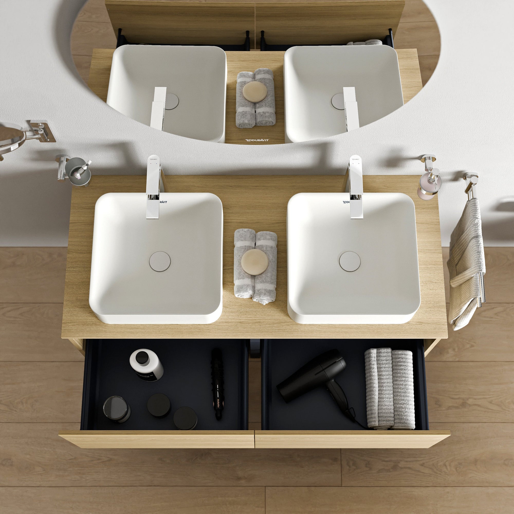 Duravit Vellora Meuble sous-vasque sur console 120 cm