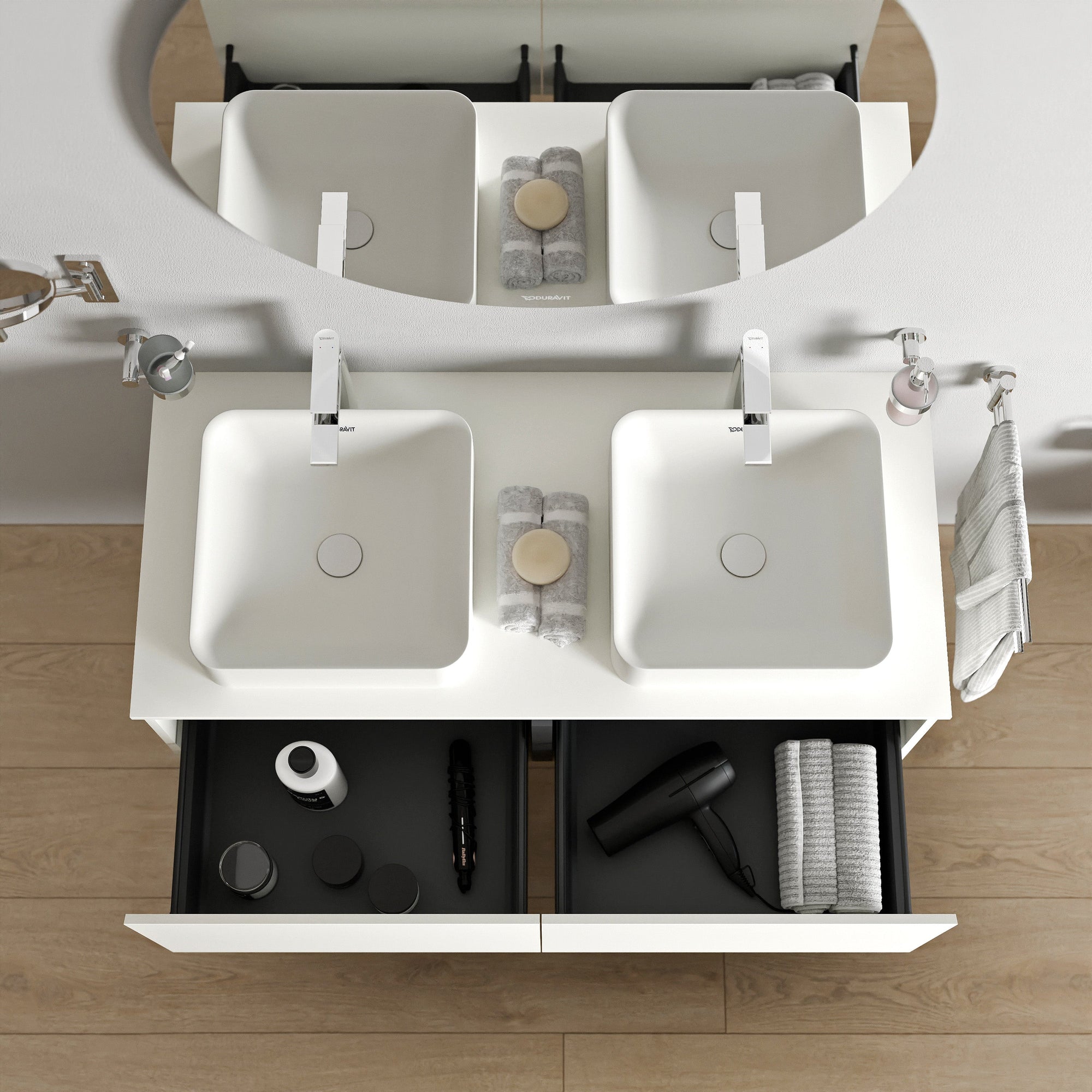 Duravit Vellora Meuble sous-vasque sur console 120 cm
