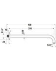 Robinetterie de douche encastrée Duravit Tulum