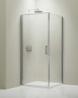 Douche d'angle avec porte pivotante NT416