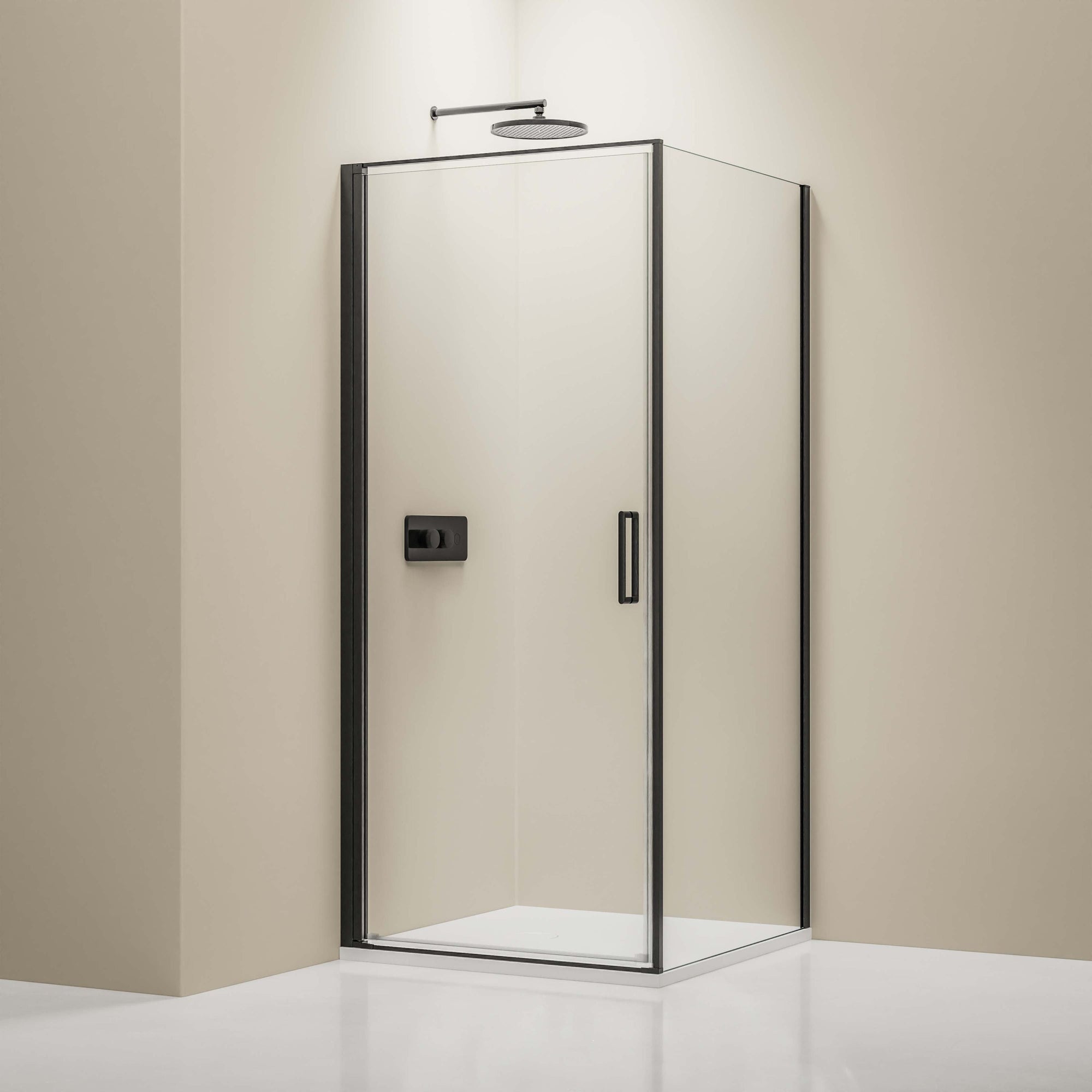 Douche d'angle avec porte pivotante NT416