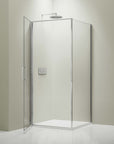 Douche d'angle avec porte pivotante NT416