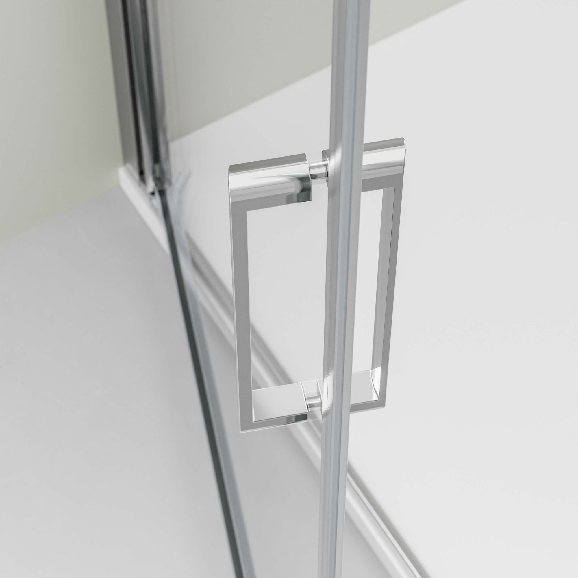 Douche d'angle avec porte pivotante NT416