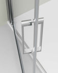 Douche d'angle avec porte pivotante NT416
