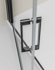 Douche d'angle avec porte pivotante NT416