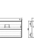 Meuble sous-vasque Milou 1600