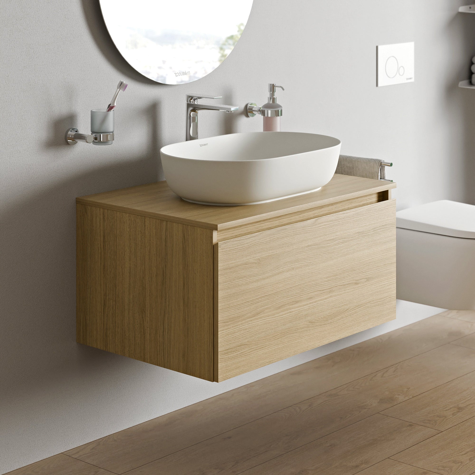 Duravit Vellora Meuble sous-lavabo sur console 80 cm