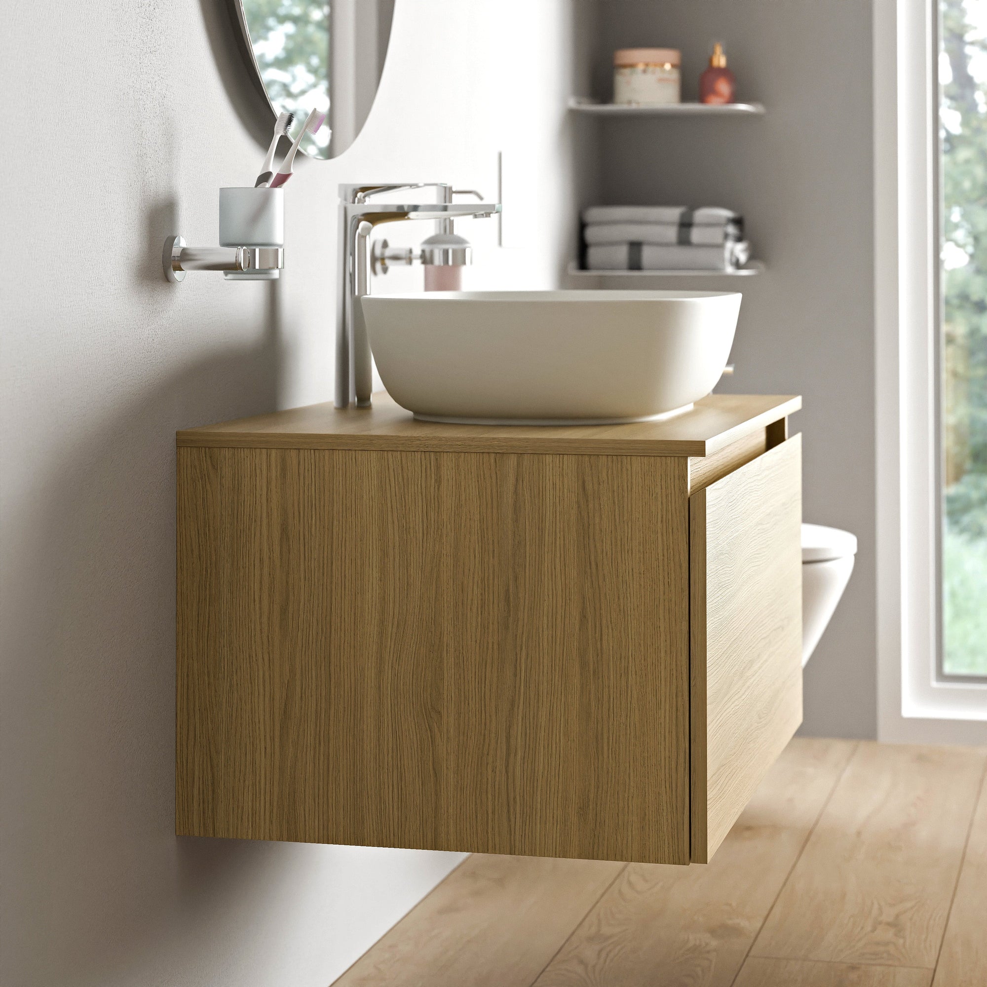 Duravit Vellora Meuble sous-lavabo sur console 80 cm