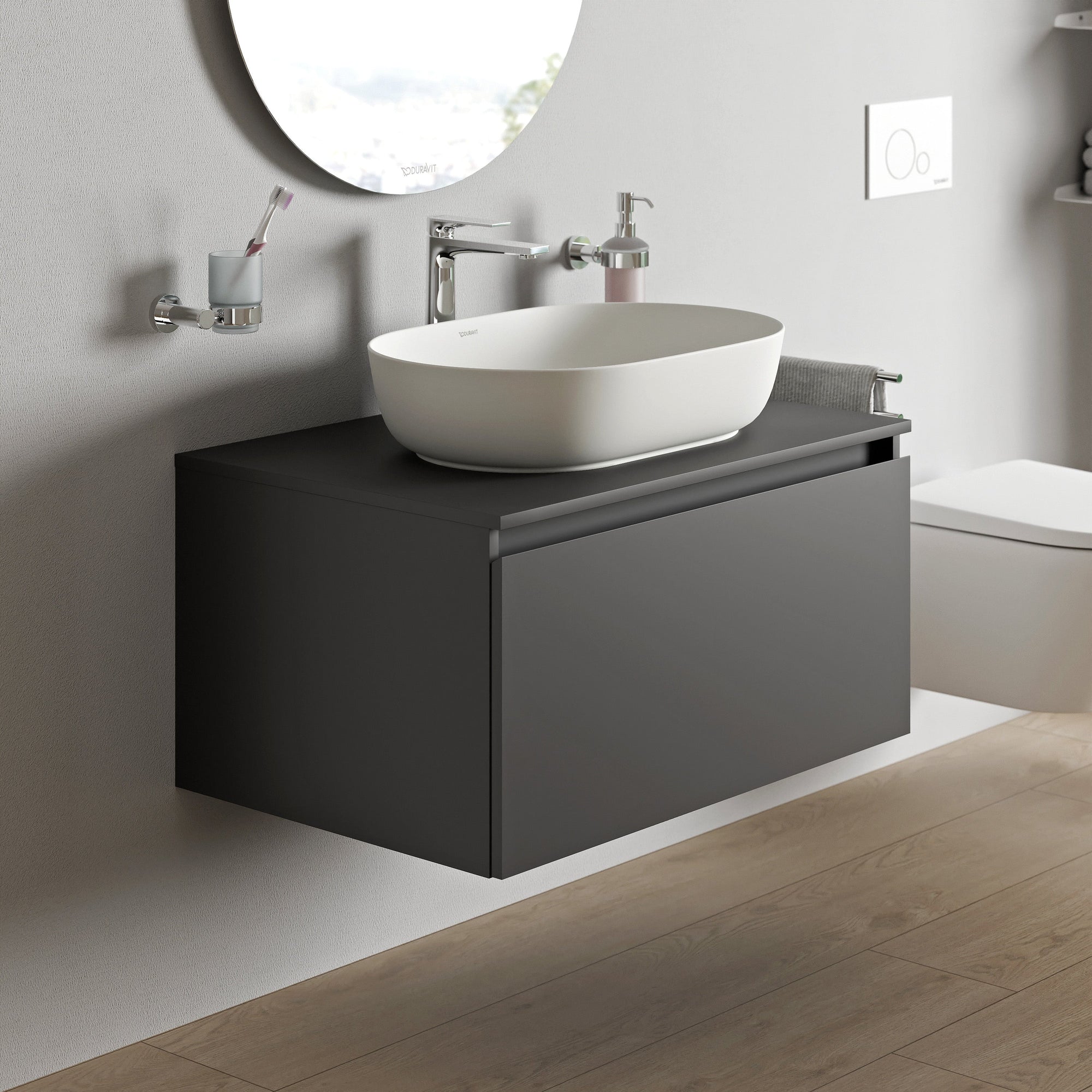 Duravit Vellora Meuble sous-lavabo sur console 80 cm