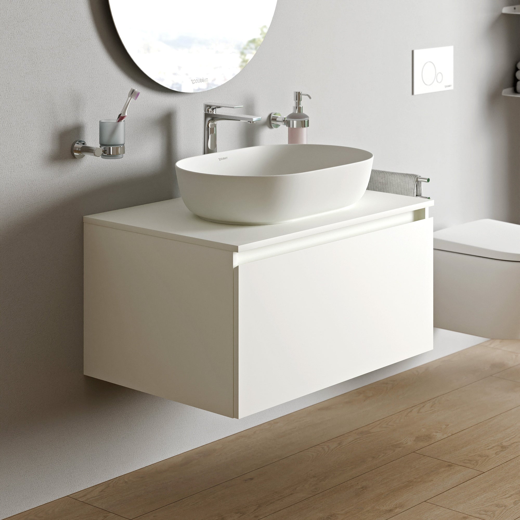 Duravit Vellora Meuble sous-lavabo sur console 80 cm