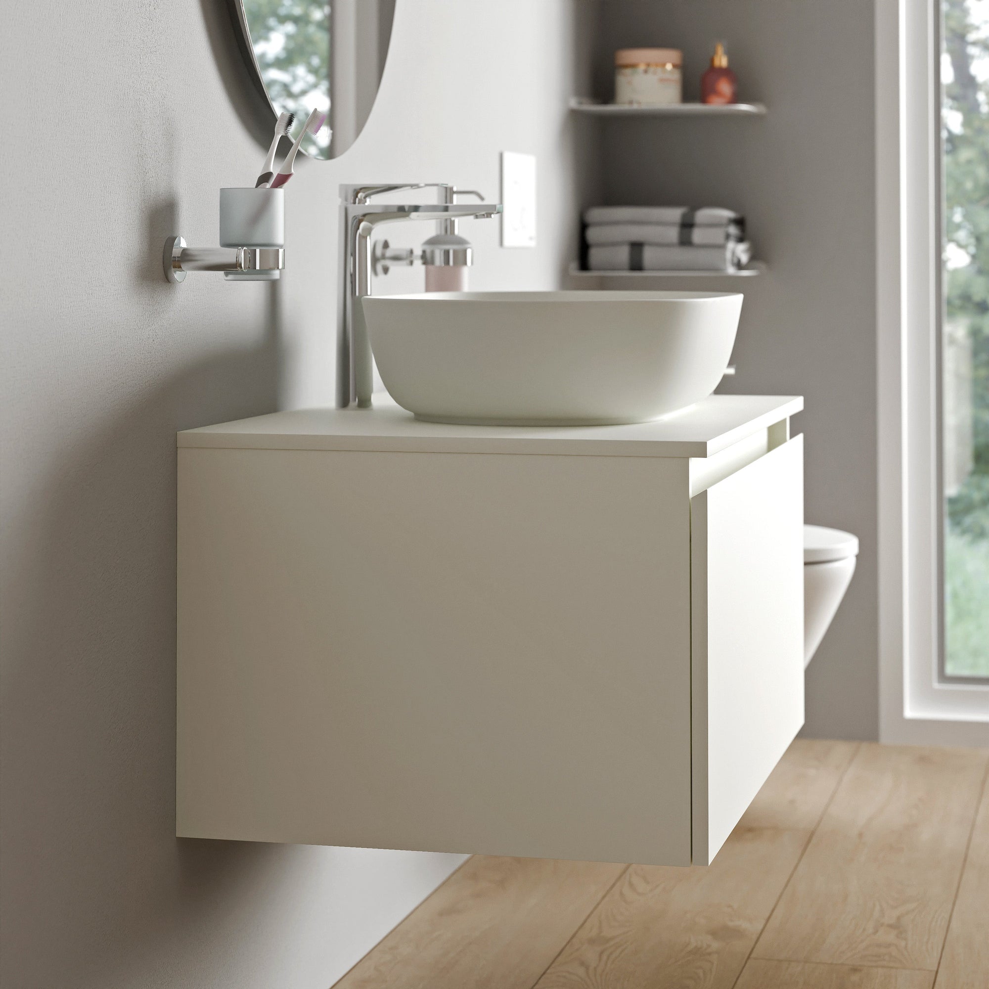 Duravit Vellora Meuble sous-lavabo sur console 80 cm