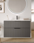 Ensemble de meubles de salle de bain TIM 100 cm avec lavabo