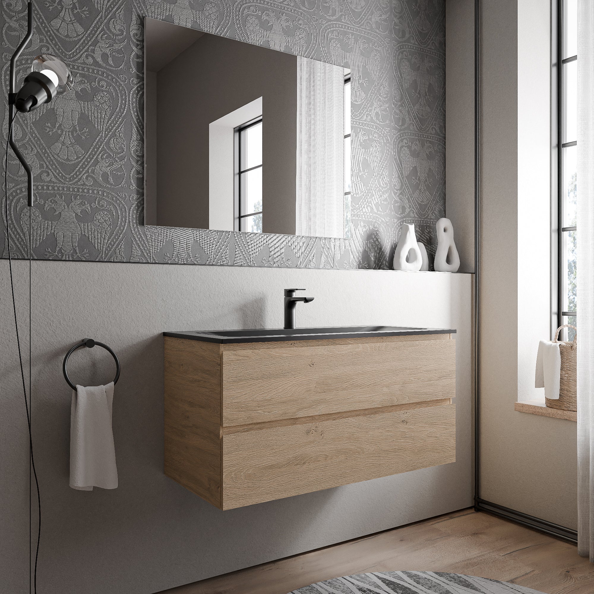 Meuble salle de bain AVA 100 cm