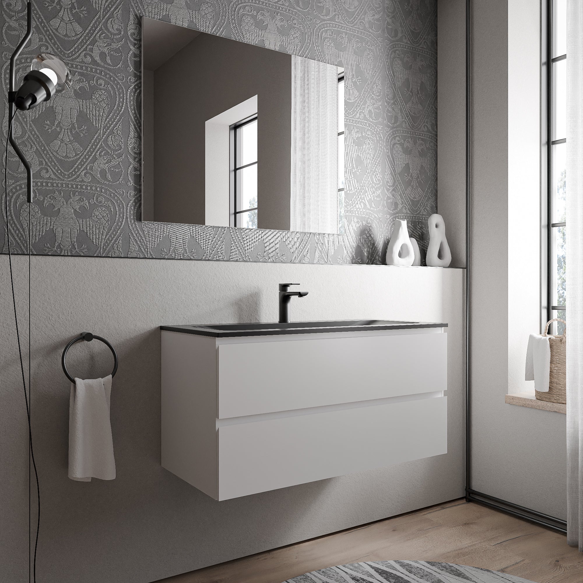 Meuble salle de bain AVA 100 cm