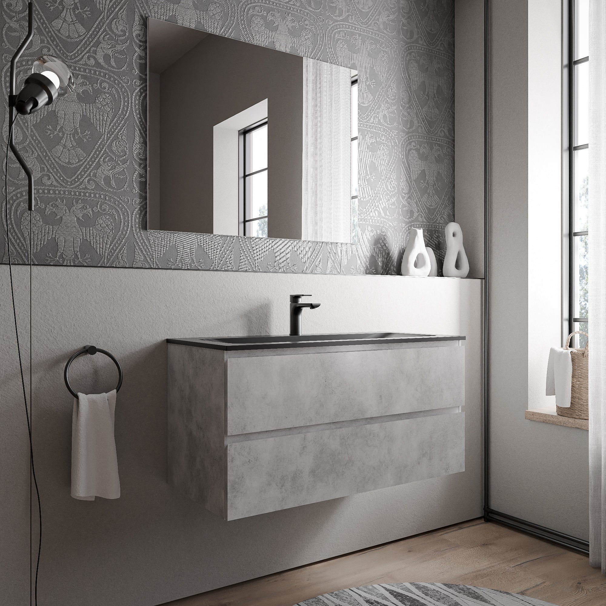 Meuble salle de bain AVA 100 cm