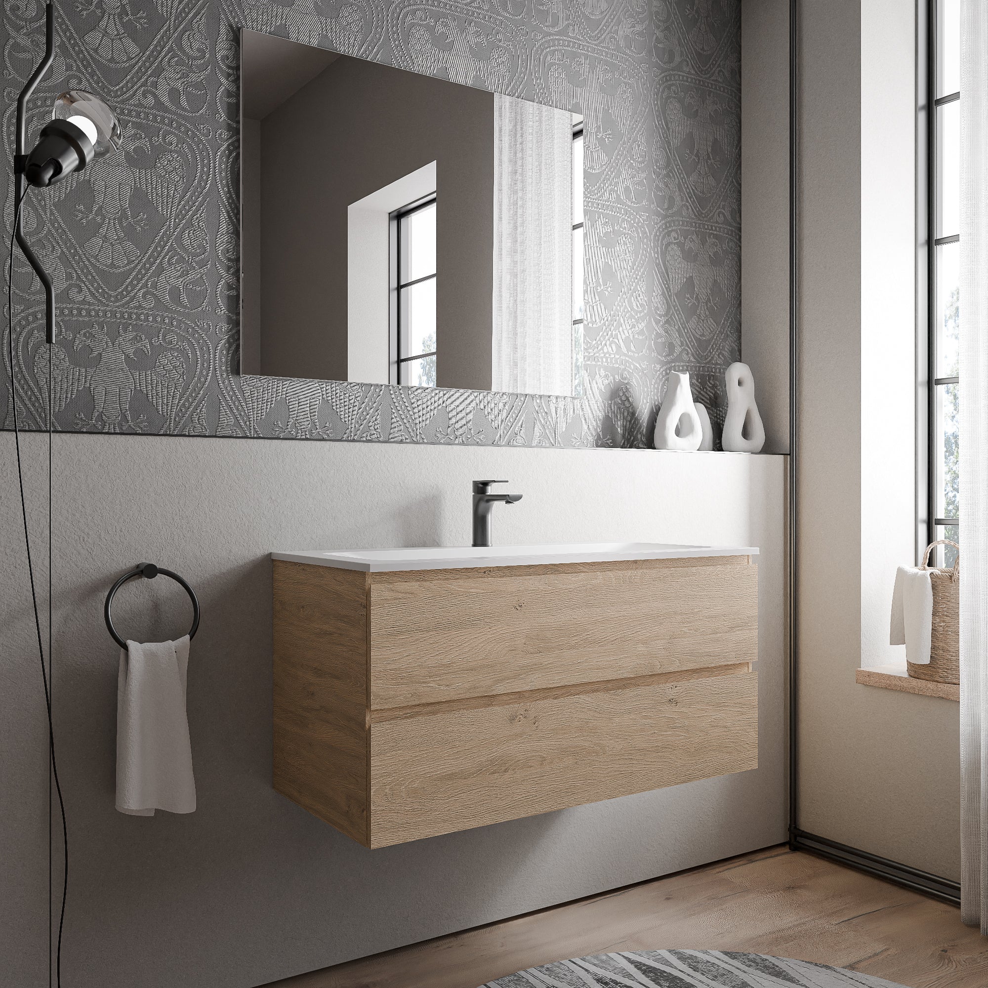 Meuble salle de bain AVA 100 cm
