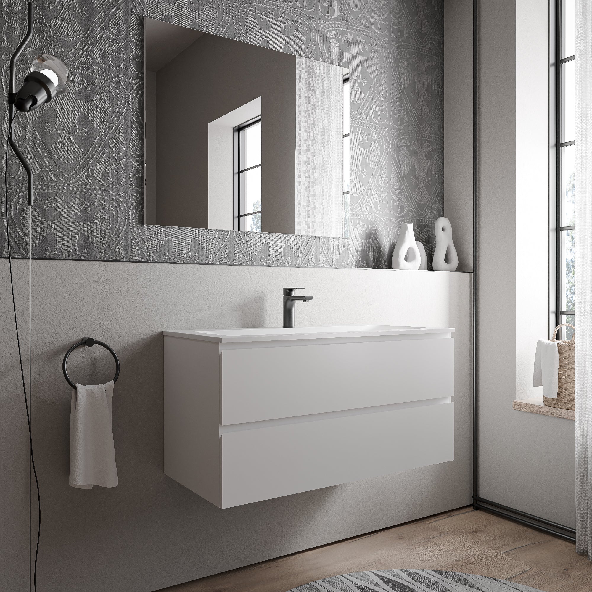 Meuble salle de bain AVA 100 cm