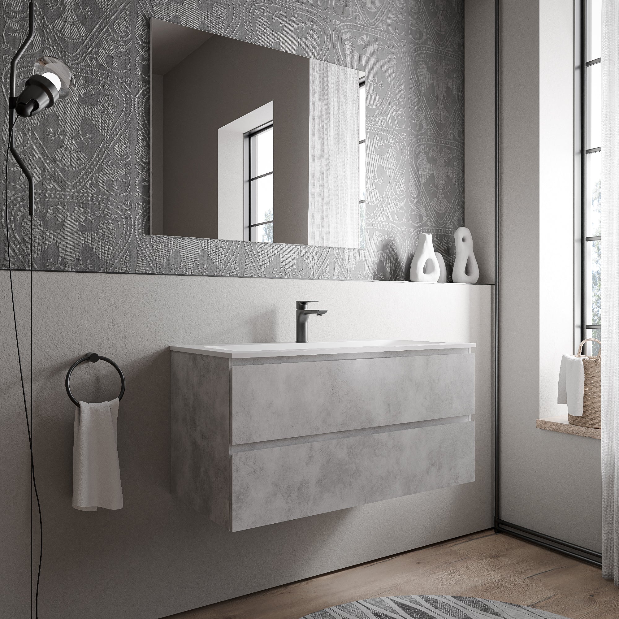 Meuble salle de bain AVA 100 cm