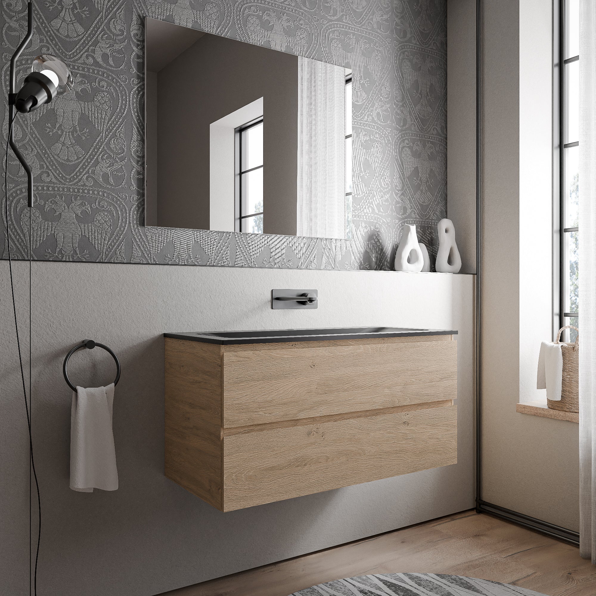 Meuble salle de bain AVA 100 cm