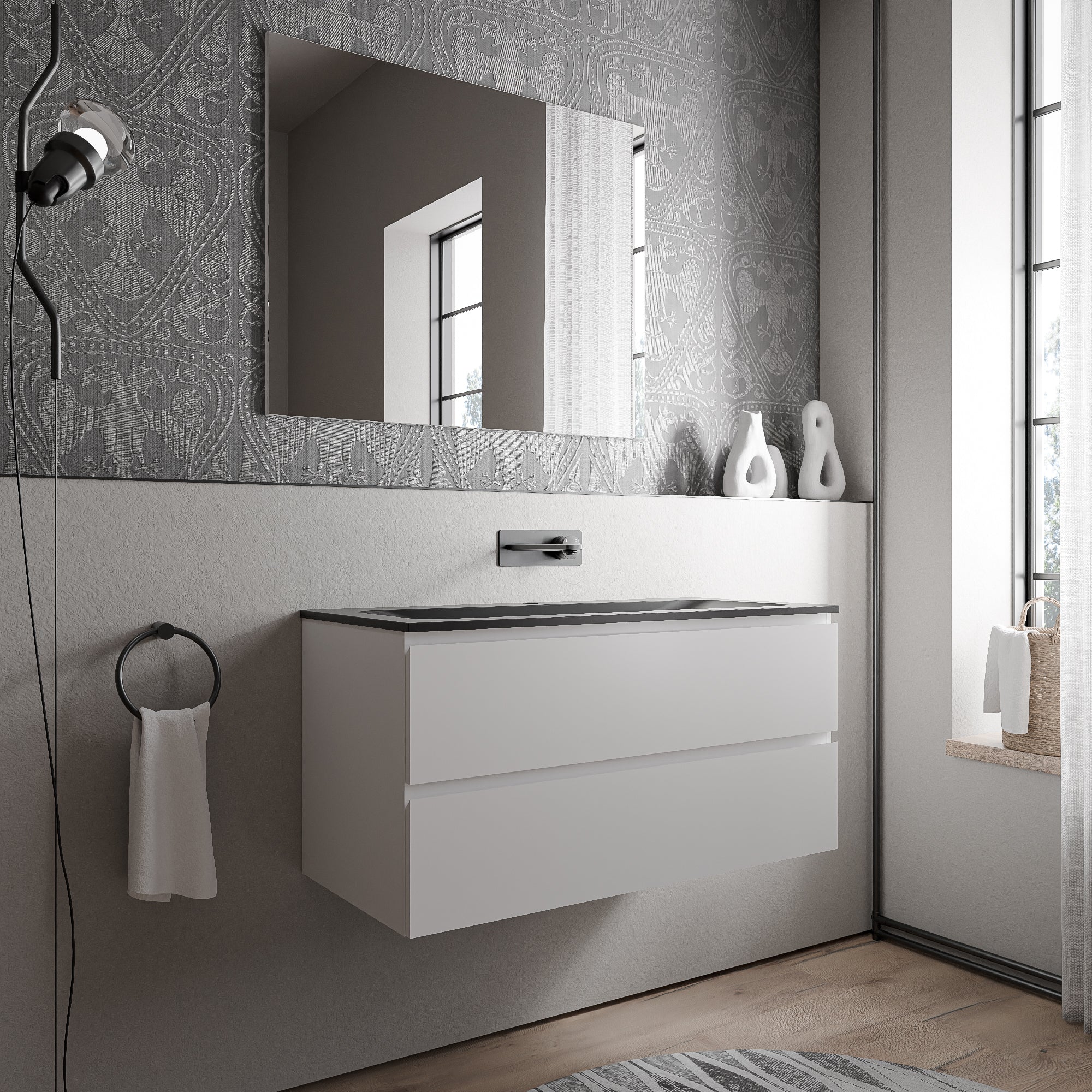 Meuble salle de bain AVA 100 cm