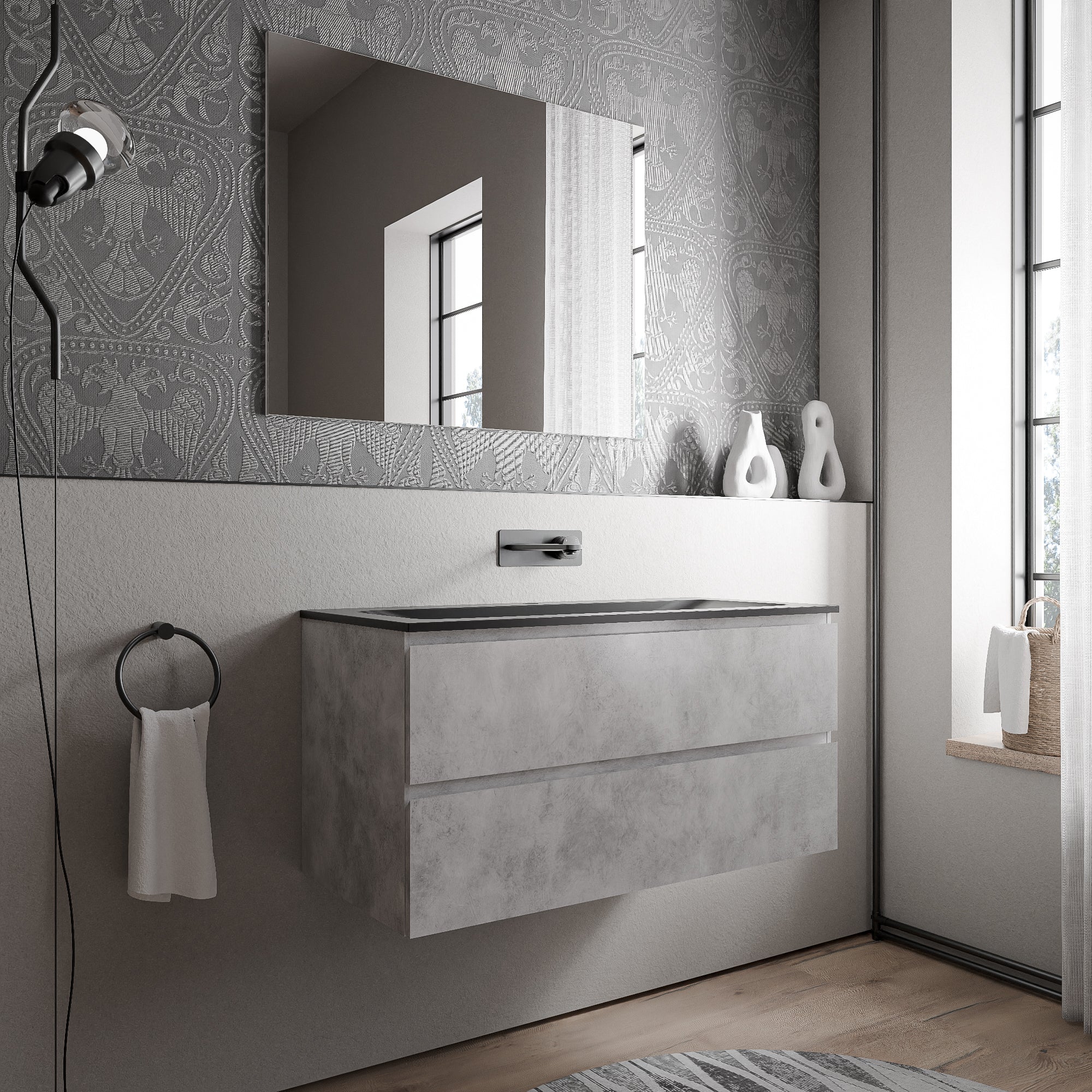 Meuble salle de bain AVA 100 cm