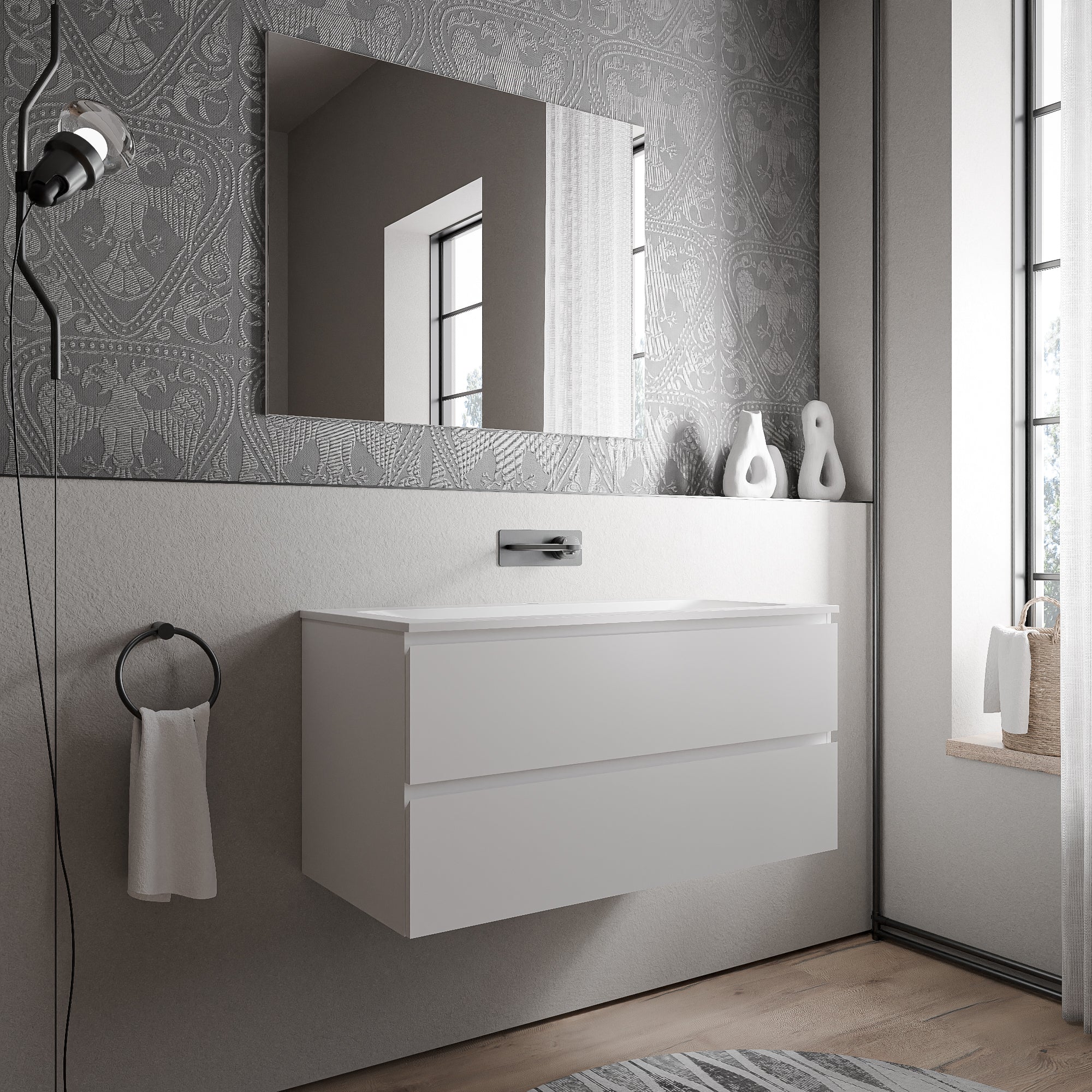 Meuble salle de bain AVA 100 cm
