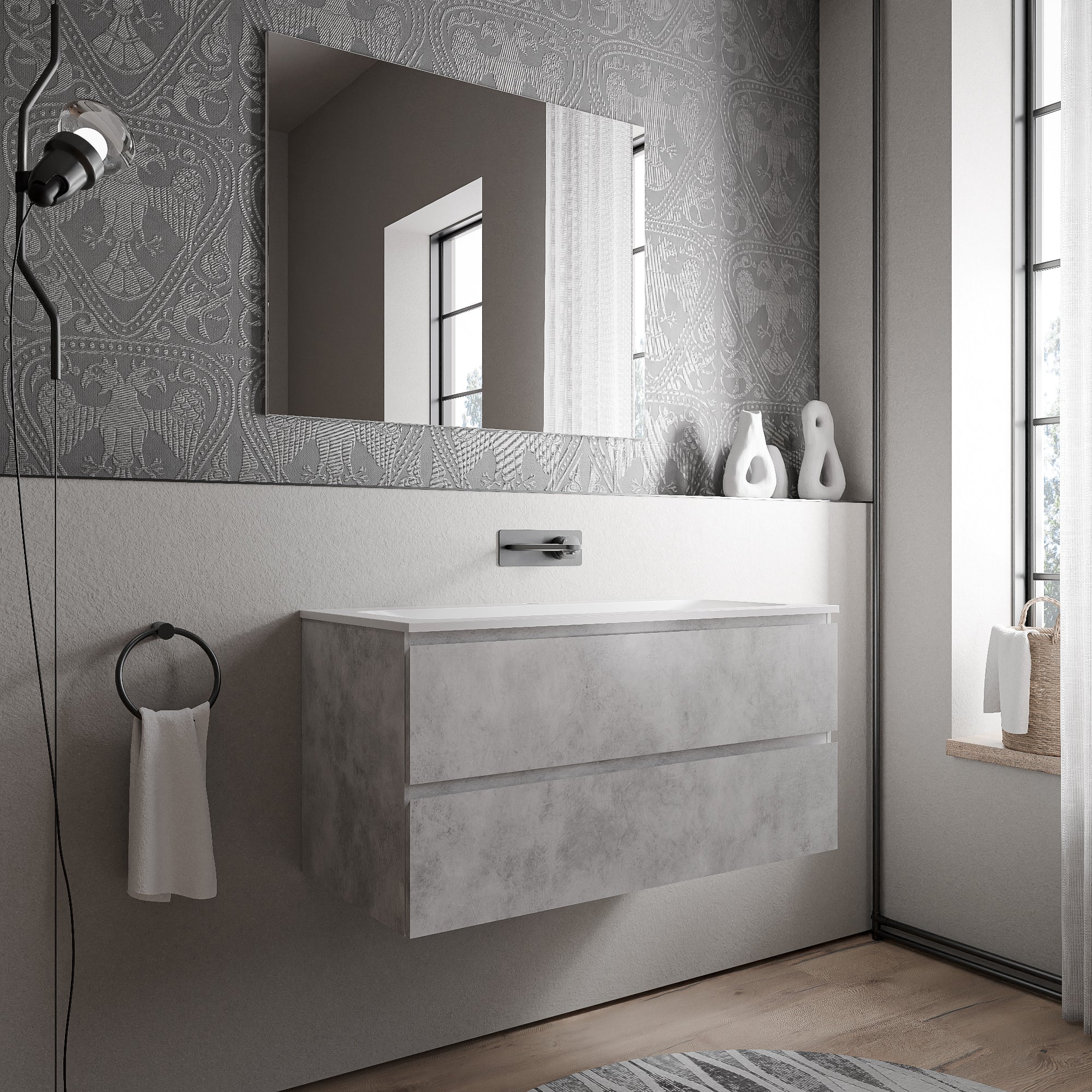 Meuble salle de bain AVA 100 cm