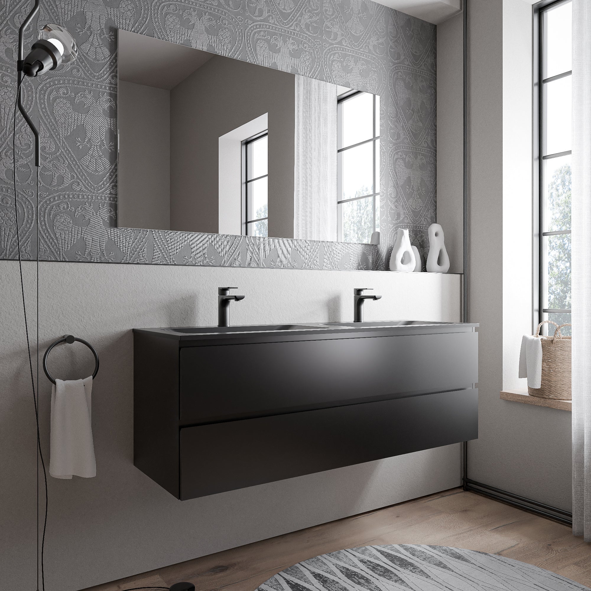 Meuble salle de bain AVA 140 cm