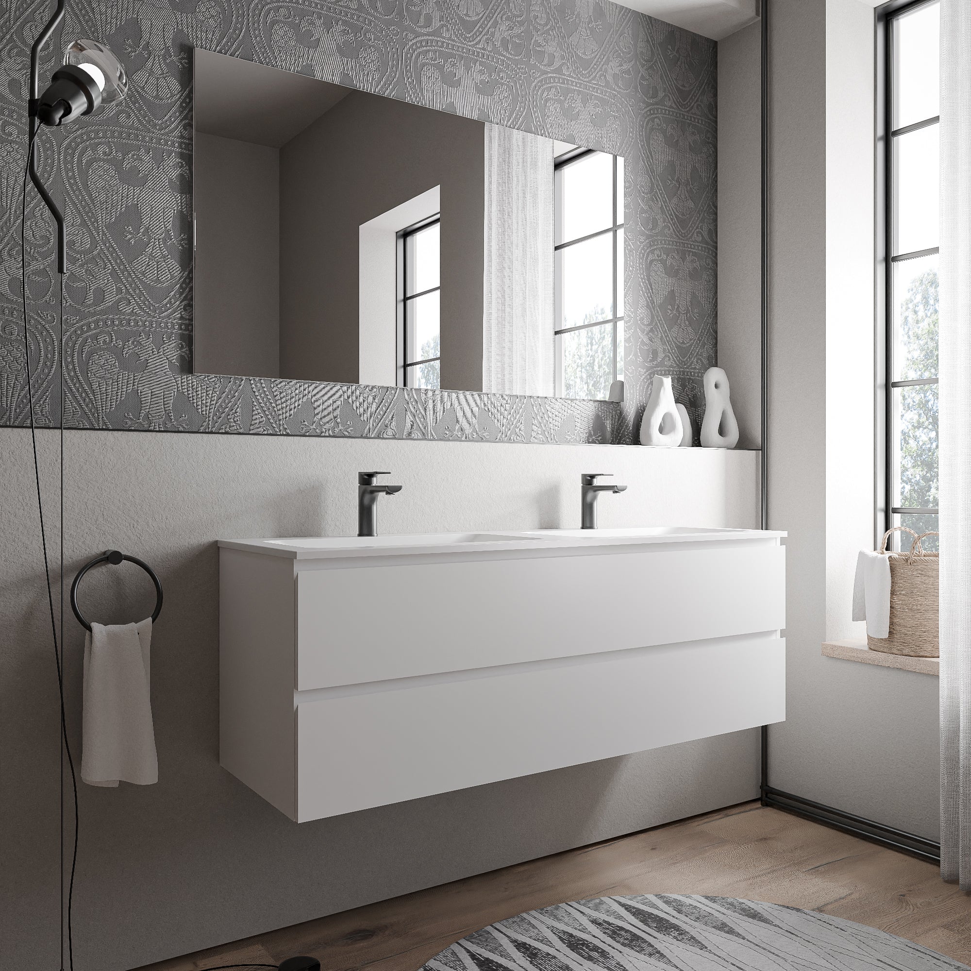 Meuble salle de bain AVA 140 cm